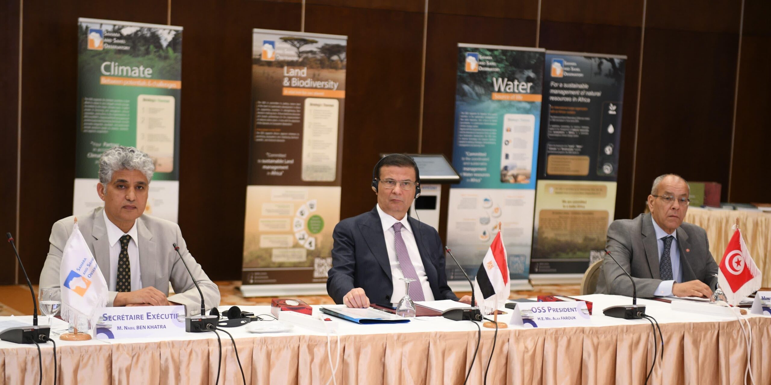 وزير الزراعة يفتتح الدورة السابعة للجمعية العامة لمرصد الصحراء والساحل بالعاصمة التونسية