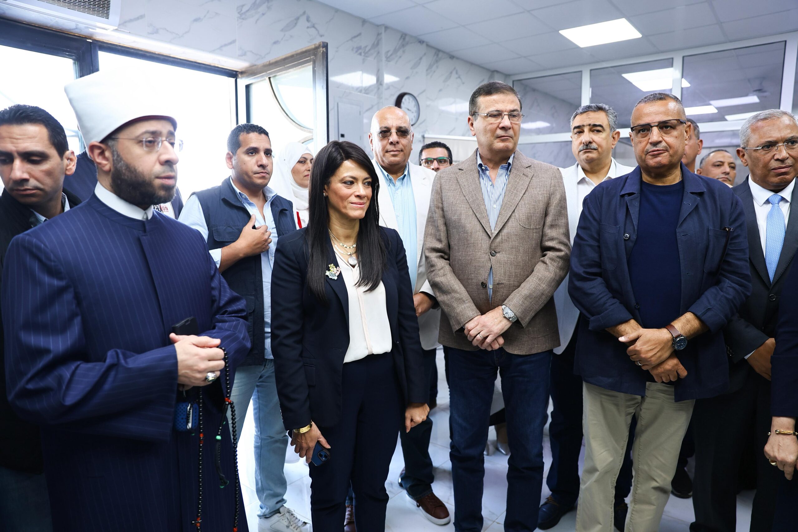 وزراء التخطيط والتنمية الاقتصادية والتعاون الدولي والزراعة واستصلاح الأراضي والأوقاف يصلون إلى جنوب سيناء لتفقد عدد من المشروعات التنموية بالمحافظة